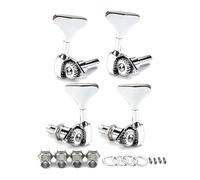 Bass Machine Head Knob 1:20 Ratio Open Gear Tuners Tuning Pegs Electric Bass Tuner Peg For Electric Part Easy Installation Hardware