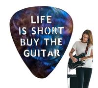 Bass Picks, Hollow Out Words Guitar Plectrums, Guitar Accessories for Bass Electric Guitars, Ukulele Pick for Guitar Players, Guitar Plectrum Picks for Bass, Hollow Design Guitar Picks, Electric