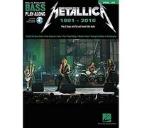 Bass Play-Along Volume 22: Metallica 1991-2016 (Book/Online Audio) (Hal Leonard Bass Play-along, 22)