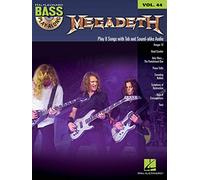 Bass Play-Along Volume 44: Megadeth (Hal Leonard Bass Play-Along, 44)