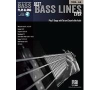 Bass Play-Along Volume 46: Best Bass Lines Ever (Hal Leonard Bass Play-Along) (Includes Online Access Code)