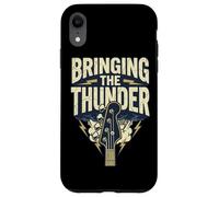 Bass Player Bringing The Thunder Bassist Rock Band Musician Case for iPhone XR