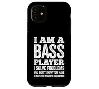 Bass Player Definition Funny Musician Case for iPhone 11