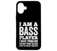 Bass Player Definition Funny Musician Case for iPhone 16 Plus
