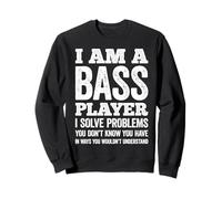 Bass Player Definition Funny Musician Sweatshirt