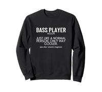 Bass Player Definition Proud Funny Bass Guitar Sweatshirt