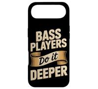 Bass Players Do It Deeper Funny Bassist Joke Case for iPhone Air