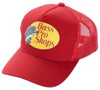 Bass Pro Shops Trucker Cap - Red, Cardinal, One Size