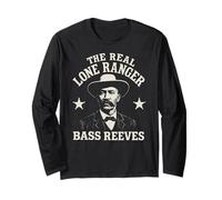Bass Reeves First Black US Marshal Black History Bass Reeves Long Sleeve T-Shirt
