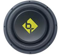 Bass Rockers BRSW10D4 10" 800 Watt Max Power Dual 4 Ohm Shallow Mount Car Subwoofer | High Powered Car Audio Sound Component Speaker System | 2" Voice Coil, 20-480Hz Frequency, 90dB | Black