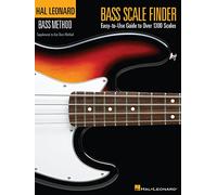 BASS SCALE FINDER BGTR: Easy-To-Use Guide to Over 1,300 Scales 9 Inch. X 12 Inch. Edition (Hal Leonard Bass Method)