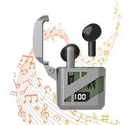 Bass Stereo Earbuds, Wireless Earbuds with Deep Bass, Ergonomic Comfortable Wireless Earbuds, Mechanical Style | Wireless Earbuds, Wireless Earbuds, Touch Control, for FA