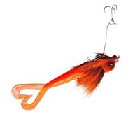 Bass Swimbaits - 3D Eye Hair Design Artificial Bait Fish Tools for Saltwater Fish Catfish Musk Salmon River Trout Pike Crappie, Soft Jointed Lure 22 cm