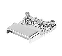 Bass Tail Piece, Instrument Accessory 18mm Pitch Perfect Fit Electric Guitar Bridge Easy Tuning Firm Fixing Metal For Performance (GA1030)