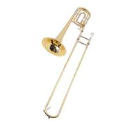 Bass Trombone B Flat To F Tone Bb/F Tone Brass Lacquered Gold Trombone With Case Trombone for Beginner
