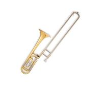 Bass Trombone Bb F D Professional Brass Instrument With Case Beginner Trombone