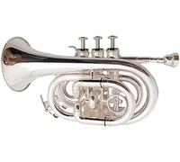 Bass Trumpets, Professional mini trumpet Professional Playing Instrument Miniature Trumpet B Flat Pocket Trumpet Nickel Silver Alloy Palm Trumpet Instrument