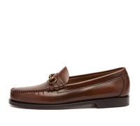 Bass Weejuns Lincoln Horse Bit Loafer Mid Brown Leather