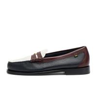 Bass Weejuns Men's Anniversary Larson Penny Loafer Wine Leather/Navy/White UK 7