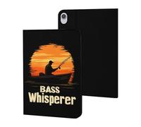 Bass Whisperer Sunset Funny Tablet Case Compatible with ipad Mini6 (8.3in) Personality Protective Cover