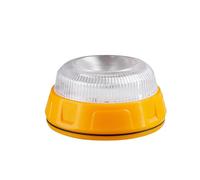 Bassadoro LED Emergency Beacon Light for UTV - Portable Traffic Warning Light with Flashing Modes, Easy Installation, Alloy Steel & ABS Construction- Yellow Light
