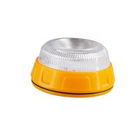 Bassadoro LED Emergency Beacon Light for UTV - Portable Traffic Warning Light with Flashing Modes, Easy Installation, Alloy Steel & ABS Construction- Yellow w White Light