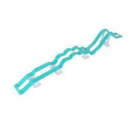 Bassadoro RC Crawler Bridge Steep Slope for 1/30 Scale Climbing Cars, PP Simulation Obstacle Course Props Easy Assembly 98x7.5cm (38.6x3in) Blue White