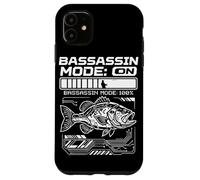 Bassassin Mode On Bass Fishing Mode 100 Percent Case for iPhone 11