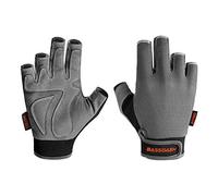 Bassdash Astro Fishing Gloves Fingerless Heavy-Duty Sure Grip Men’s Women’s Gloves for Game Cycling Kayaking Paddling Sailing MTB