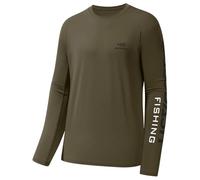 Bassdash Fishing T Shirts for Men UV Sun Protection UPF 50+ Long Sleeve Tee T-Shirt
