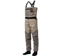 Bassdash FW08 Men’s Breathable Waders Waterproof Fly Fishing Chest Fishing Wader Lightweight Stocking Foot Boot Foot