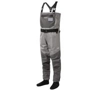 Bassdash FW08 Men’s Breathable Waders Waterproof Fly Fishing Chest Fishing Wader Lightweight Stocking Foot Boot Foot