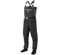 Bassdash Men’s Lightweight Breathable Chest Wader Black Camo Stockingfoot for Fly Fishing Hunting FW11