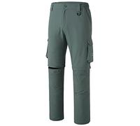 Bassdash Men’s Outdoor Quick Dry Convertible Pants Zip-Off Water Resistant Lightweight Fishing Hiking Cargo Shorts with UPF50+ Sun Protection FP02M