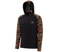 Bassdash Men’s UPF 50 Performance Fishing Shirt Cooling Hoodie Camo Long Sleeve