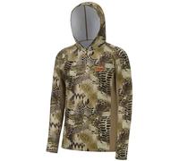 BASSDASH Men's UPF 50+ Lightweight Hunting Camo Hoodie Quick Dry Performance Long Sleeve Fishing Shirt with Hood FS30M, Highland Ⅱ, XXL