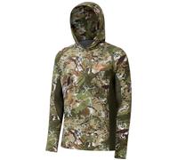 BASSDASH Men's UPF 50+ Lightweight Hunting Camo Hoodie Quick Dry Performance Long Sleeve Fishing Shirt with Hood FS30M