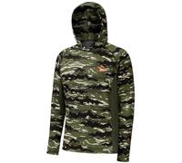 BASSDASH Men's UPF 50+ Lightweight Hunting Camo Hoodie Quick Dry Performance Long Sleeve Fishing Shirt with Hood FS30M