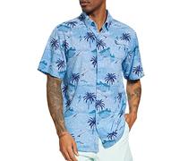 Bassdash Men's UPF 50+ Short Sleeve Button Down Fishing Shirt Breathable Lightweight for Outdoors Hiking Camping