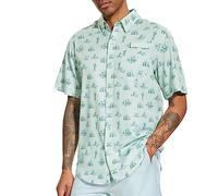 Bassdash Men's UPF 50+ Short Sleeve Button Down Fishing Shirt Breathable Lightweight for Outdoors Hiking Camping