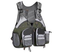 Bassdash Strap Fishing Vest Adjustable for Men and Women, Fishing Waistcoat for Fly Bass Fishing and Outdoor Activities