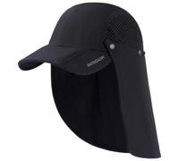 Bassdash UPF 50+ Foldable Fishing Hat Baseball Cap with Removable Neck Flap Portable for Men Women Golf Hiking