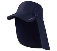 Bassdash UPF 50+ Foldable Fishing Hat Baseball Cap with Removable Neck Flap Portable for Men Women Golf Hiking