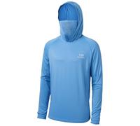 Bassdash UPF 50+ Men’s Long Sleeve Fishing Shirt with Mask UV Neck Gaiter Hoodie
