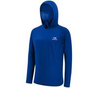 Bassdash UPF 50+ Men’s Long Sleeve Fishing Shirt with Mask UV Neck Gaiter Hoodie Royal Blue