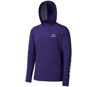 Bassdash UPF 50+ Men’s UV Sun Protection Long Sleeve Performance Fishing Hoodie Hooded Shirts