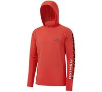 Bassdash UPF 50+ Men’s UV Sun Protection Long Sleeve Performance Fishing Hoodie Hooded Shirts