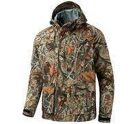 BASSDASH Walker Breathable Waterproof Fishing Hunting Wading Jackets with Silent Outer Fabric for Men Women in 7 Sizes, Autumn Forest, XXL