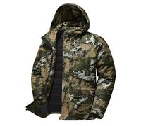 BASSDASH Walker Men’s Insulated Waterproof Fishing Hunting Jackets Silent Breathable Lightweight Winter Coat for Cold Weather, Desolve Veil, XXL