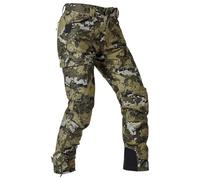 BASSDASH Walker Men’s Waterproof Breathable Hunting Pants with Silent Outer Fabric for Fishing Turkey Upland, Desolve Veil, 42W x 32L
